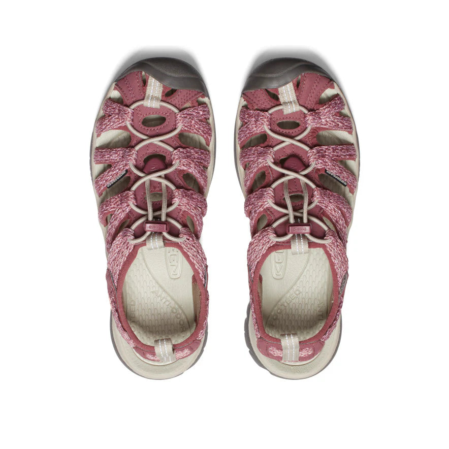 Keen Women's Whisper Sandal - Rose Brown/Peach Parfait