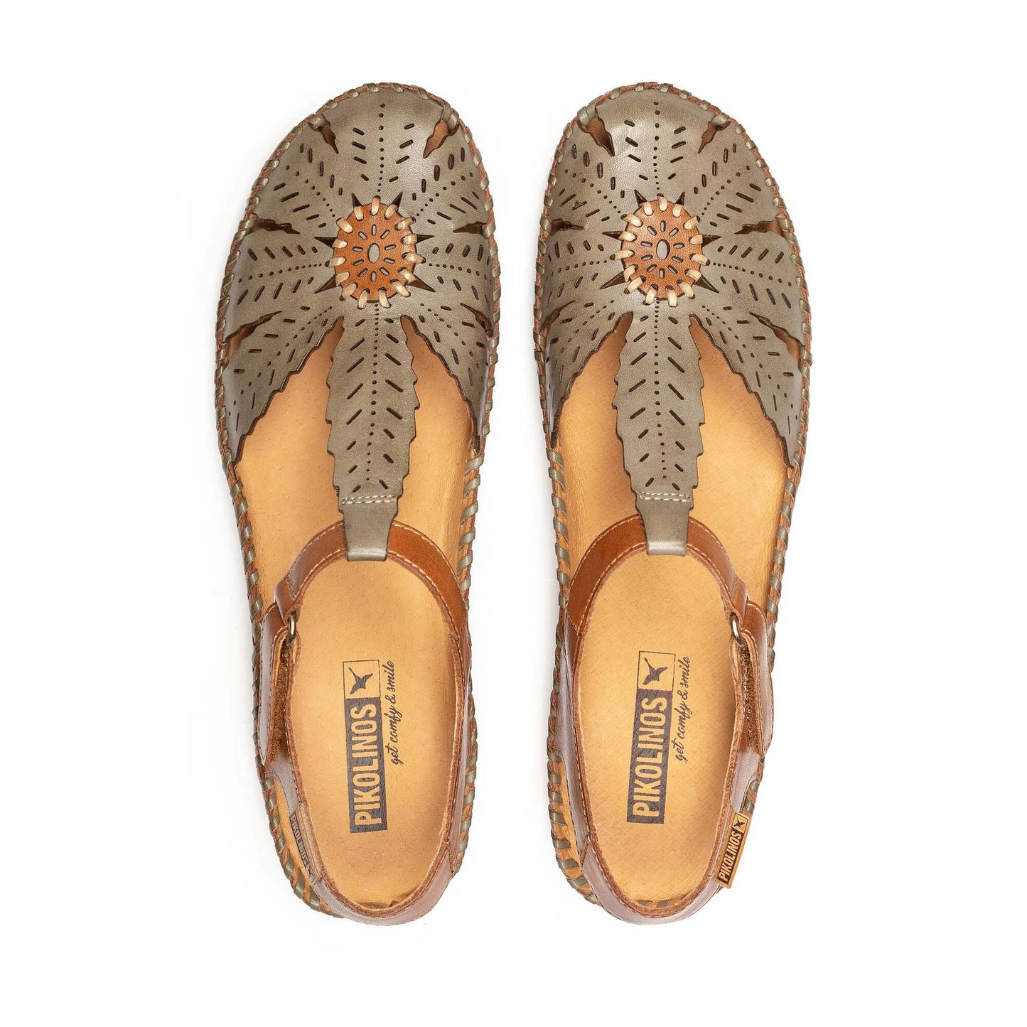 Pikolinos Women's Puerto Vallarta Semi-Open Toe Wedge Sandal - Sage