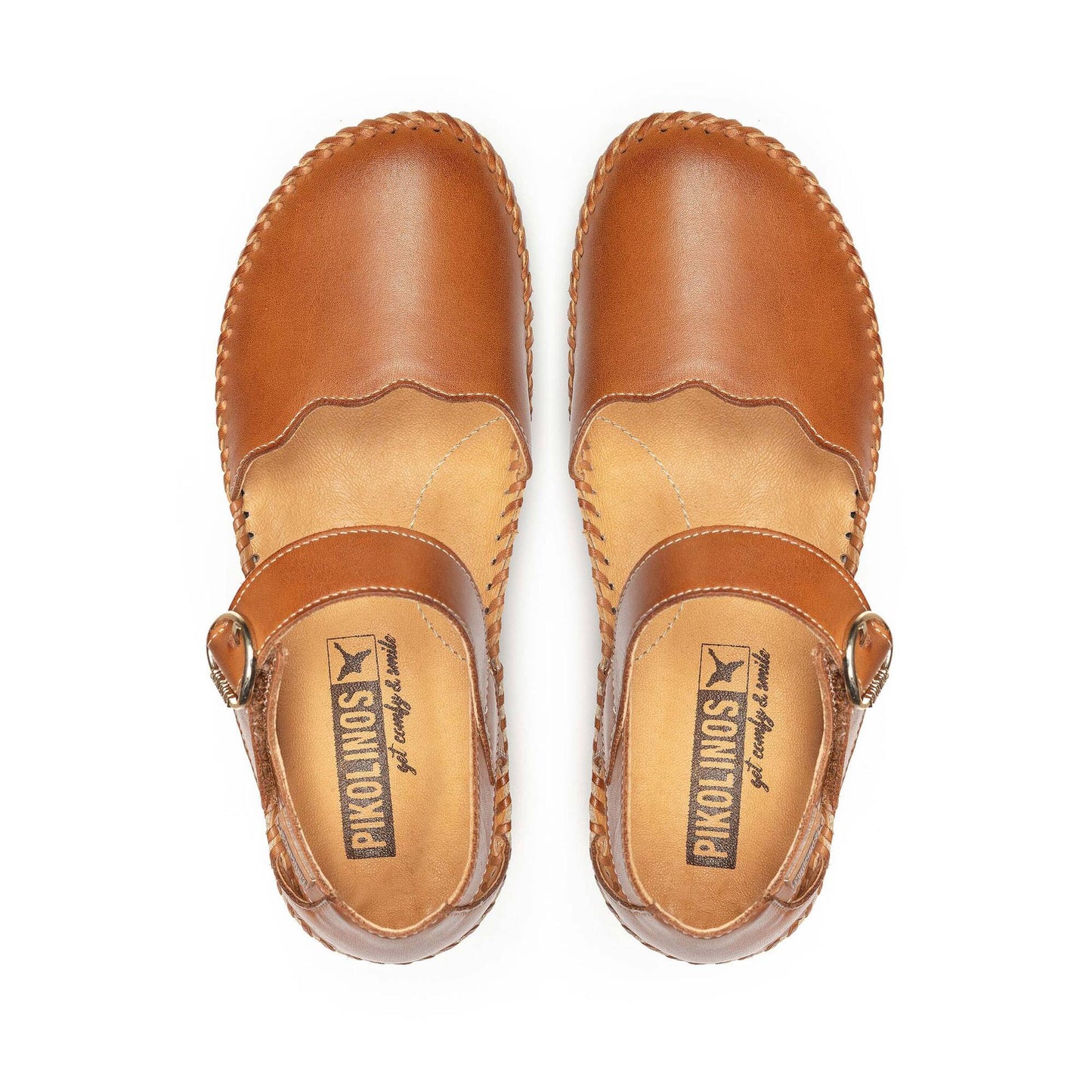 Pikolinos Women's Marina Platform Sandals - Brandy