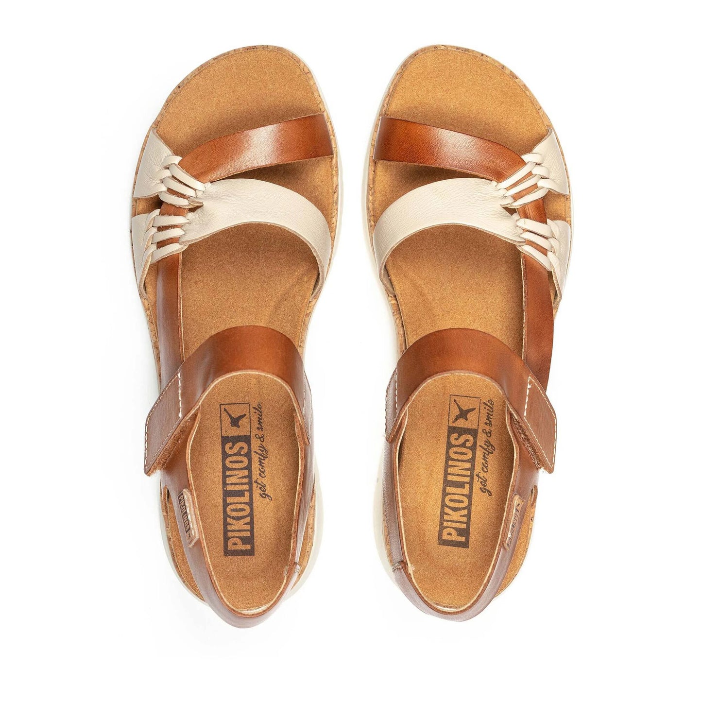 Pikolinos Women's Palma Platform Sandals - Marfil-Bra