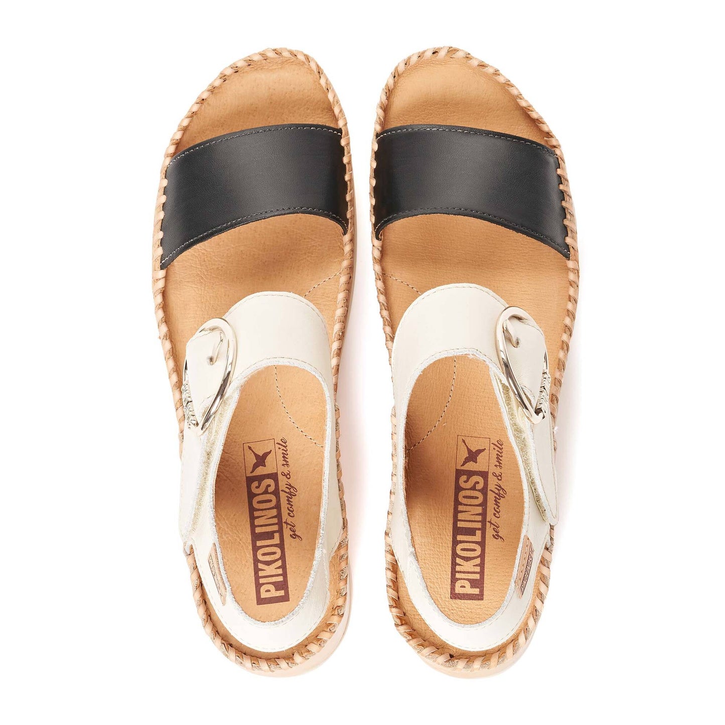 Pikolinos Women's Marina Platform Sandals - Black