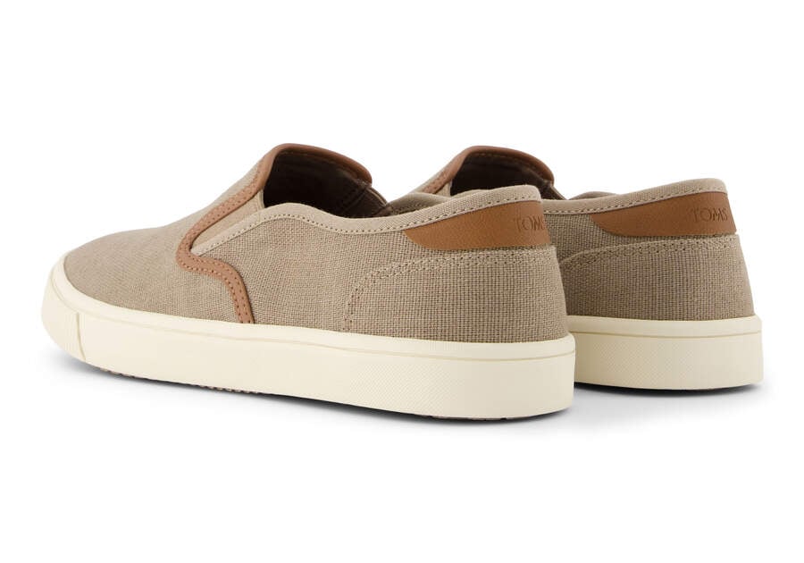 Men's TOMS Baja Synthetic Trim Slip On - Dune Heritage