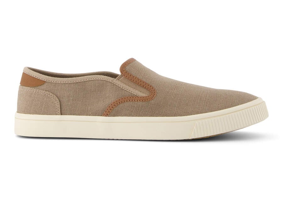 Men's TOMS Baja Synthetic Trim Slip On - Dune Heritage