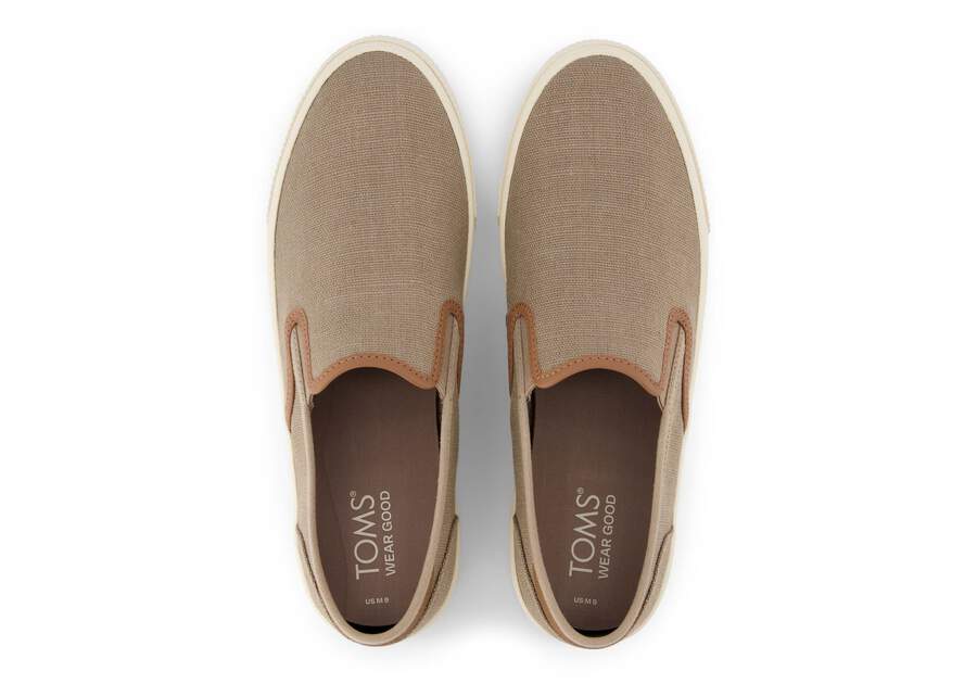 Men's TOMS Baja Synthetic Trim Slip On - Dune Heritage