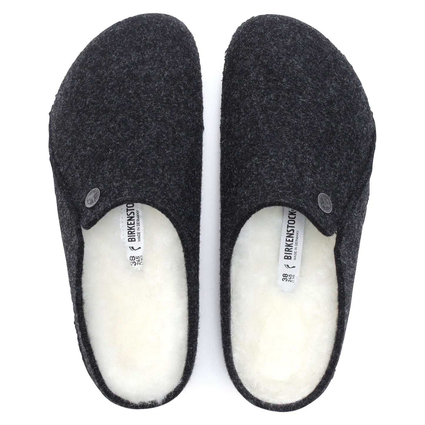 Birkenstock Zermatt Shearling Wool Felt - Anthracite