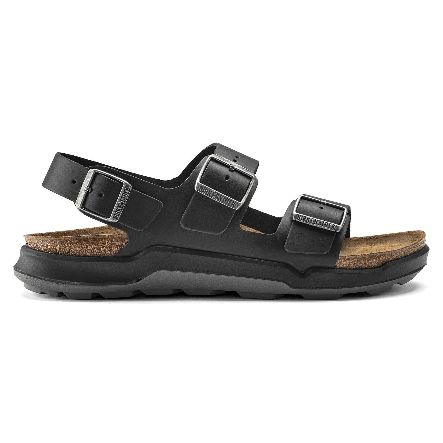 Birkenstock Men's Milano Crosstown - Black Oiled Leather