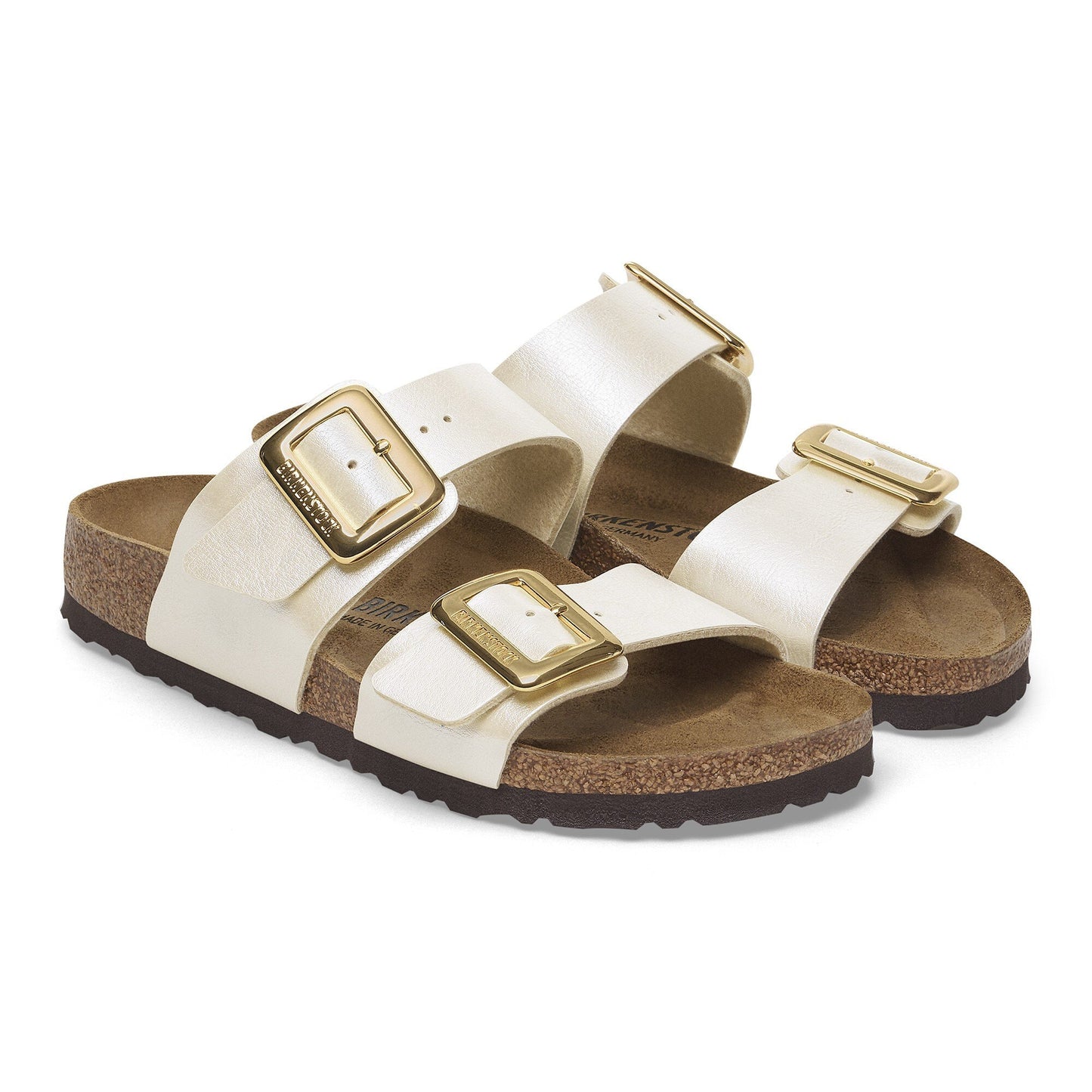 Birkenstock Women's Sydney Birko-Flor Sandal - Graceful Pearl White