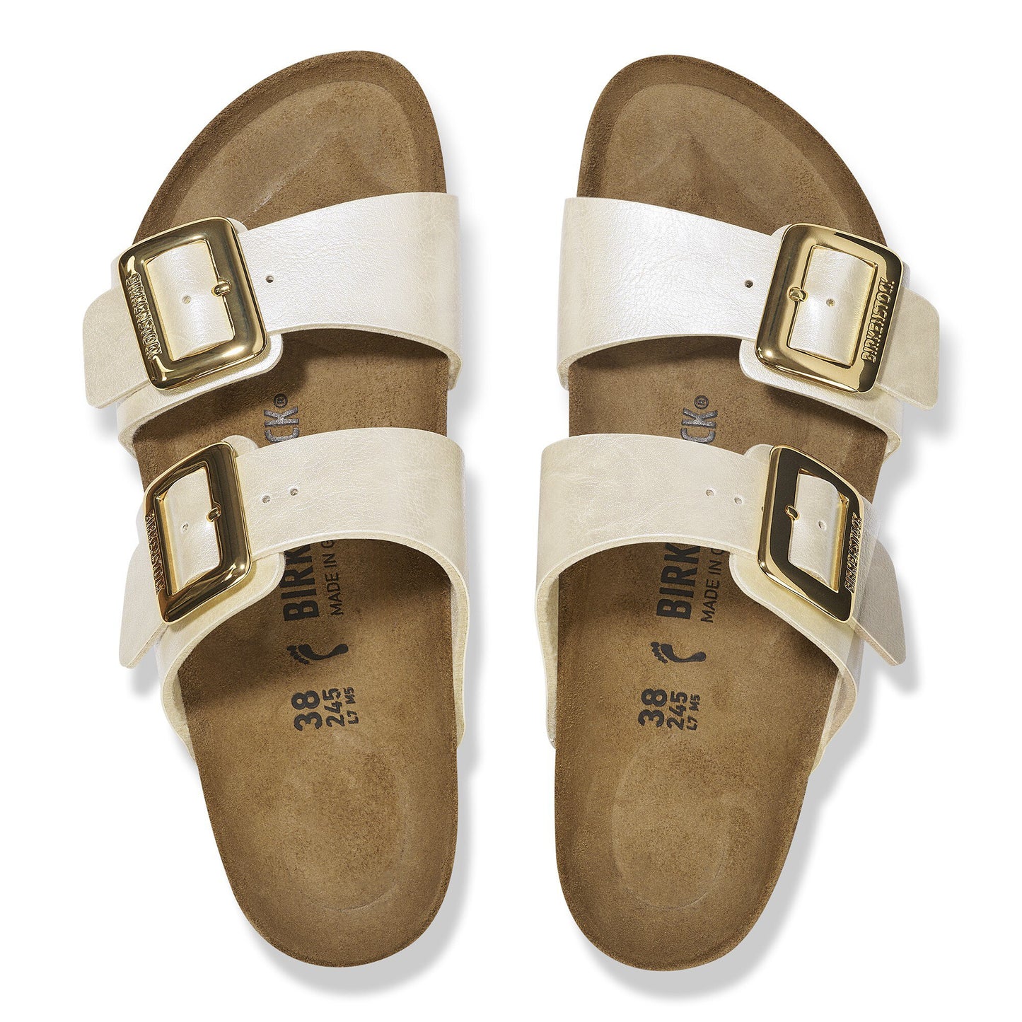 Birkenstock Women's Sydney Birko-Flor Sandal - Graceful Pearl White