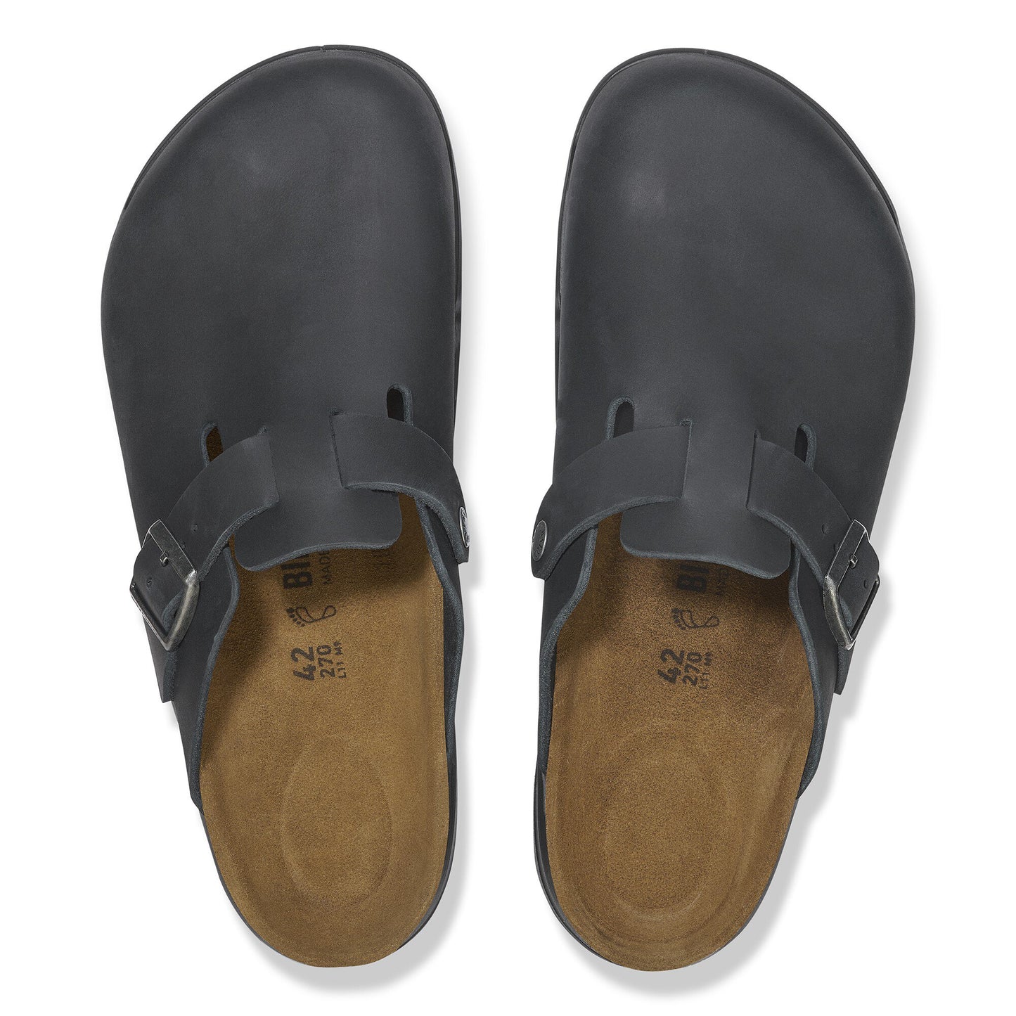 Birkenstock Men's Boston Crosstown Oiled Leather - Black