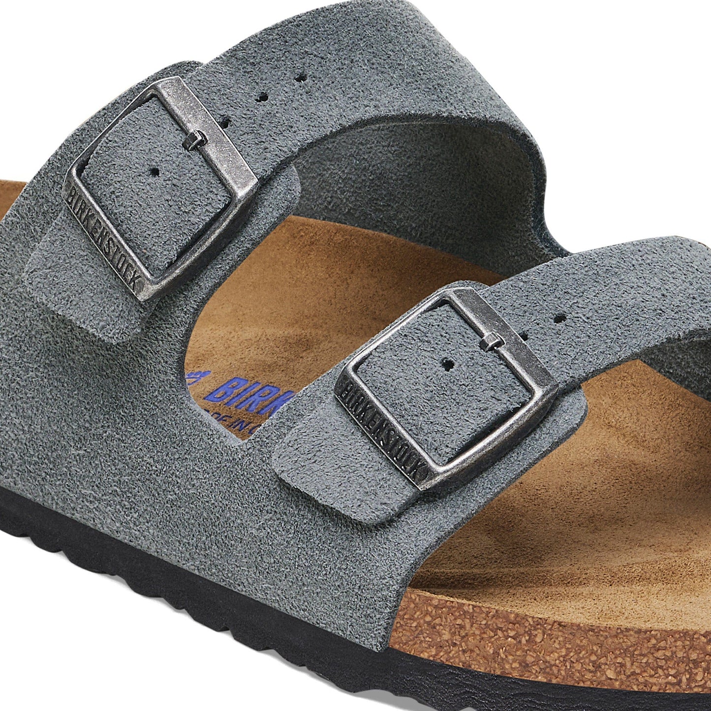Birkenstock Men's Arizona Soft Footbed Sandal - Basalt Gray