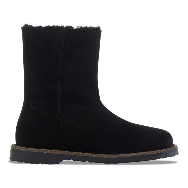 Birkenstock Women's Uppsala Zip Shearling - Black Suede