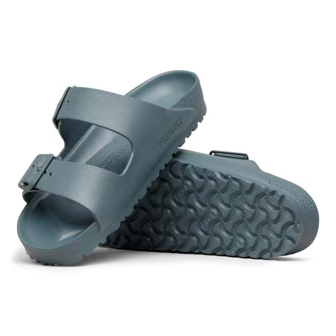 Birkenstock Men's Arizona Essentials EVA Regular Width Sandals- Basalt Gray