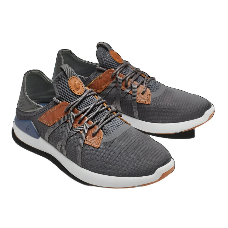 Olukai Men's Mio Li Sneakers Pavement/Vintage Indigo – Alamo Shoes