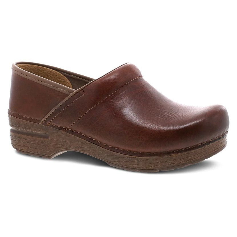Dansko Women's Professional Full Grain Clog - Saddle