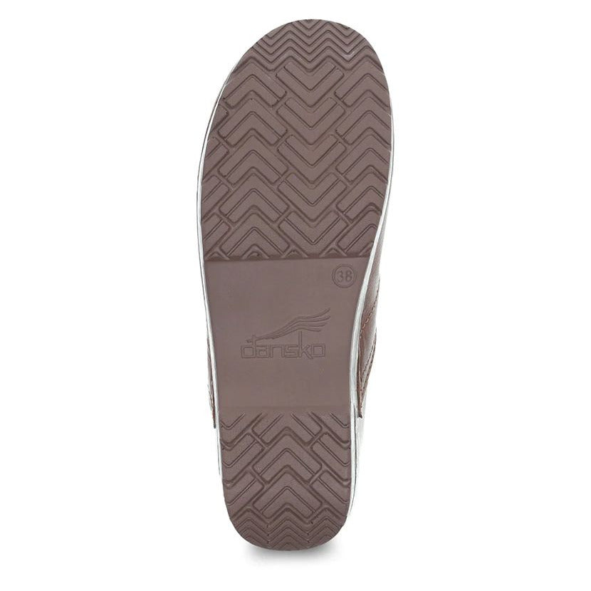 Dansko Women's Professional Full Grain Clog - Saddle
