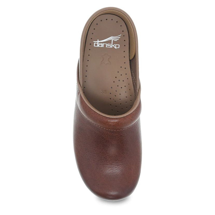 Dansko Women's Professional Full Grain Clog - Saddle