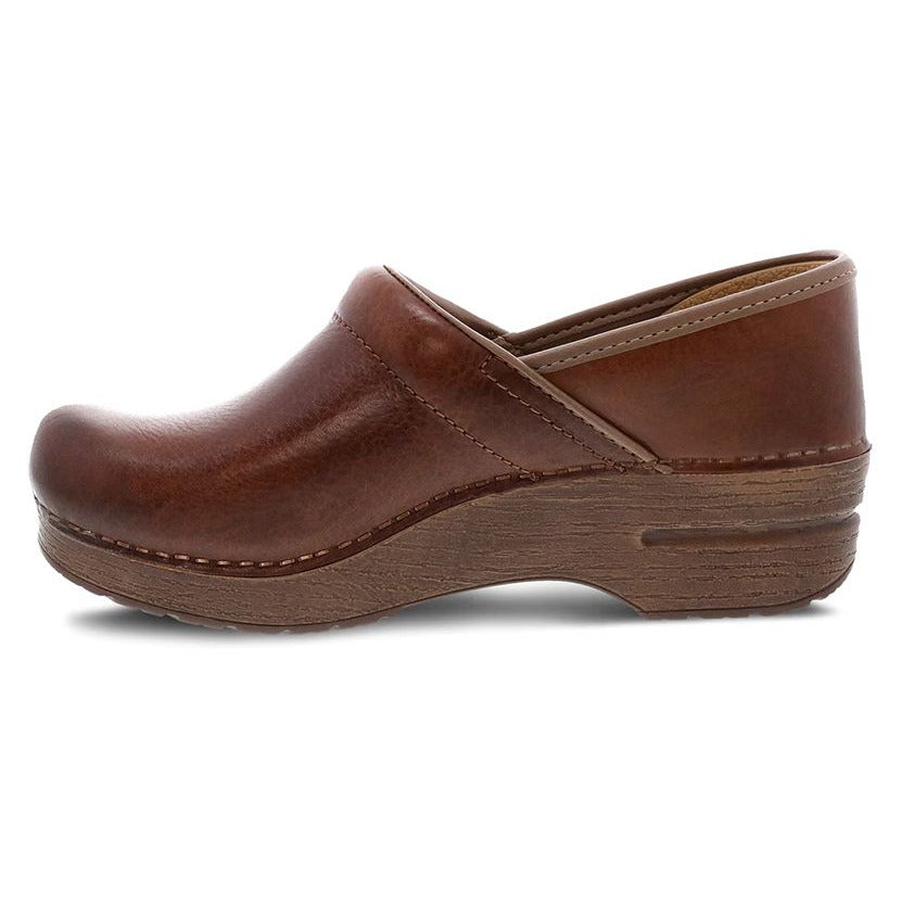 Dansko Women's Professional Full Grain Clog - Saddle