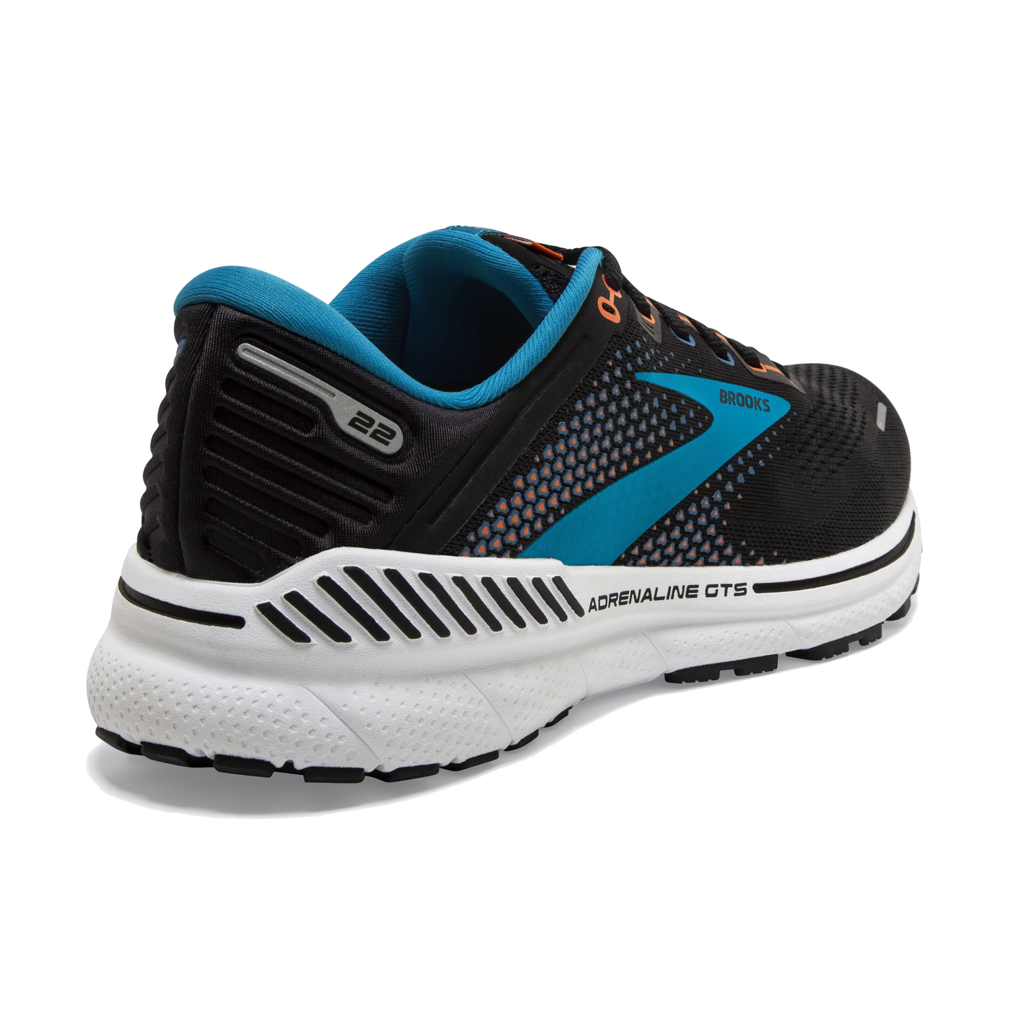 Brooks Men's Adrenaline GTS 22 - Black/Blue/Orange