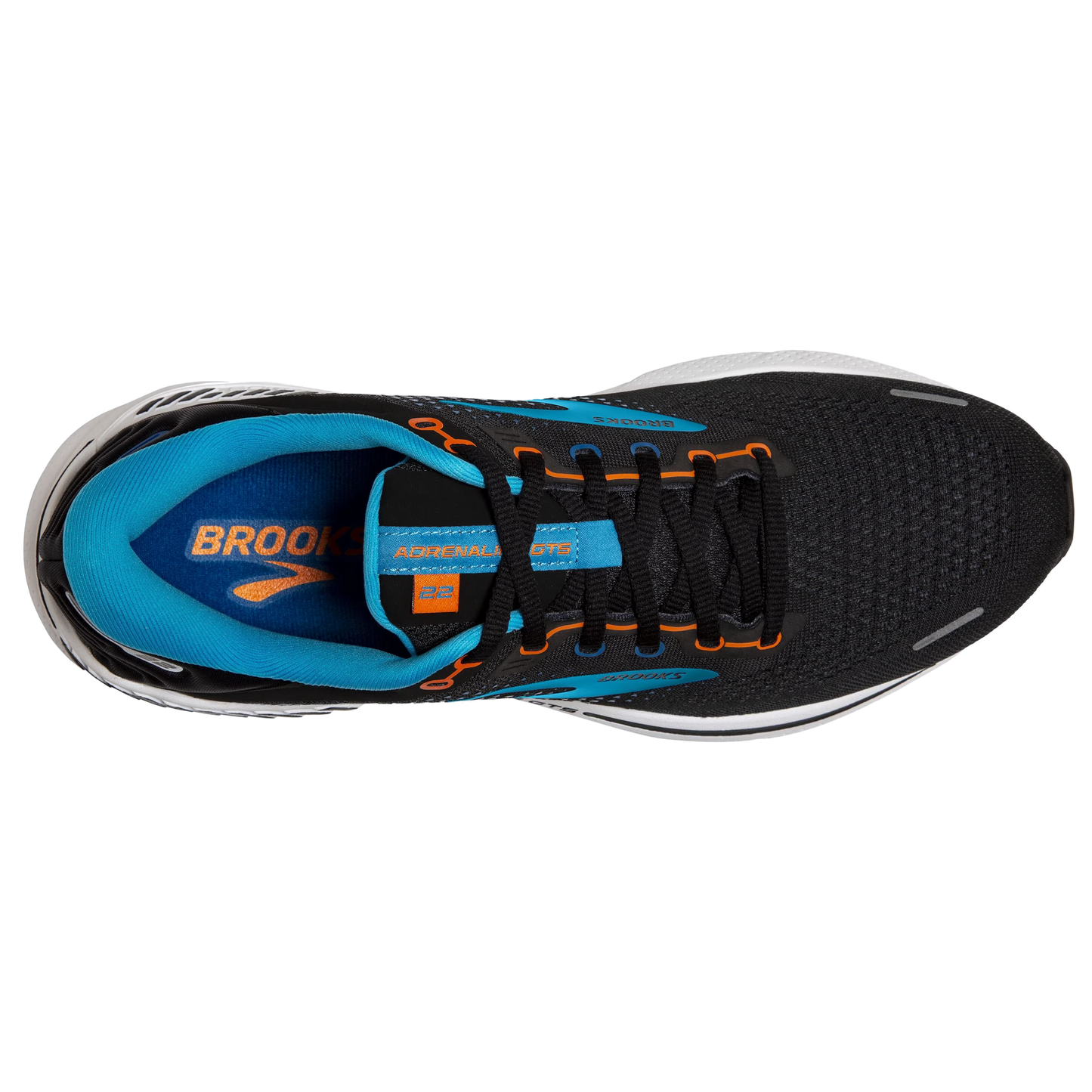 Brooks Men's Adrenaline GTS 22 - Black/Blue/Orange