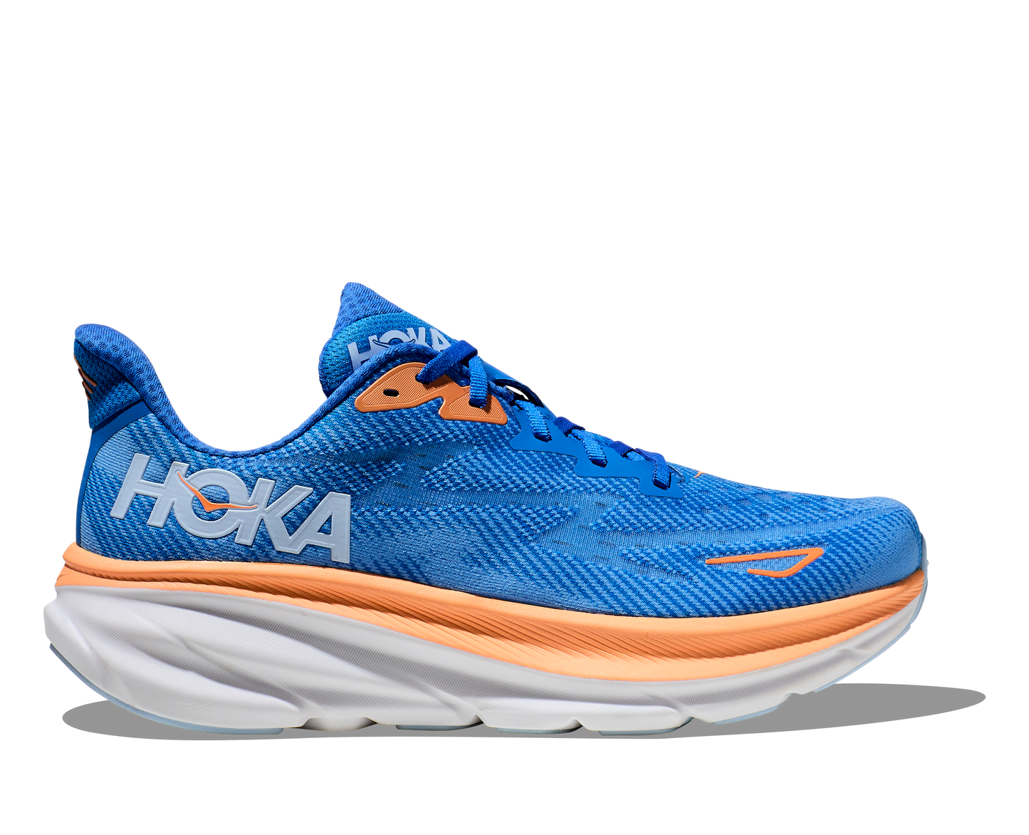 HOKA Men's Clifton 9 Sneaker Lightweight Running Shoe - Coastal Sky/All Aboard