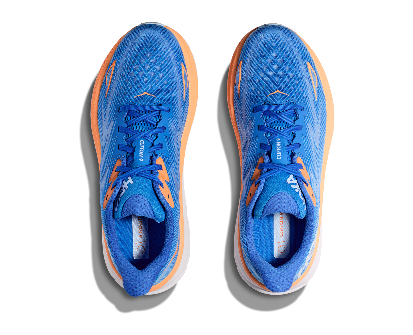 HOKA Men's Clifton 9 Sneaker Lightweight Running Shoe - Coastal Sky/All Aboard
