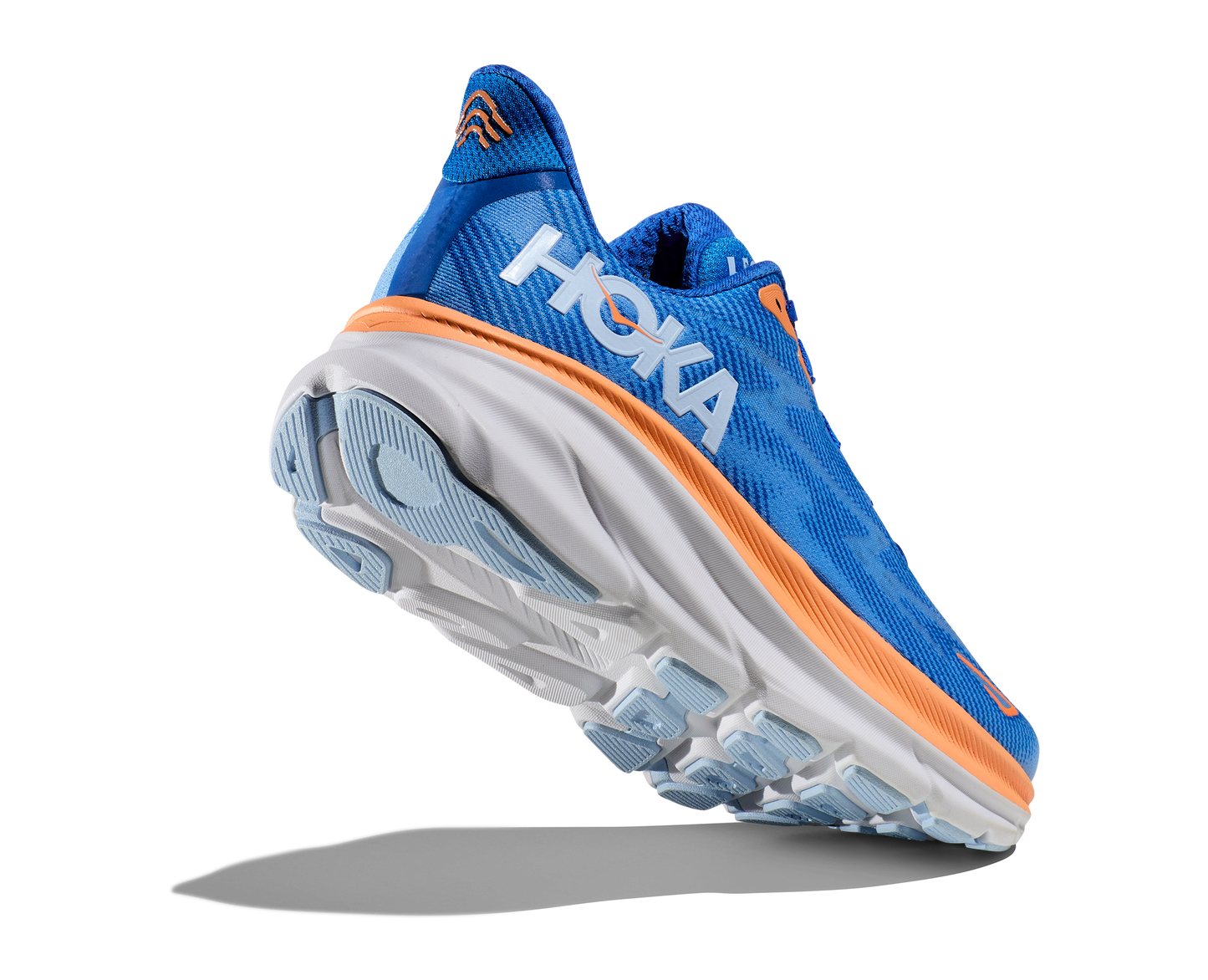 HOKA Men's Clifton 9 Sneaker Lightweight Running Shoe - Coastal Sky/All Aboard
