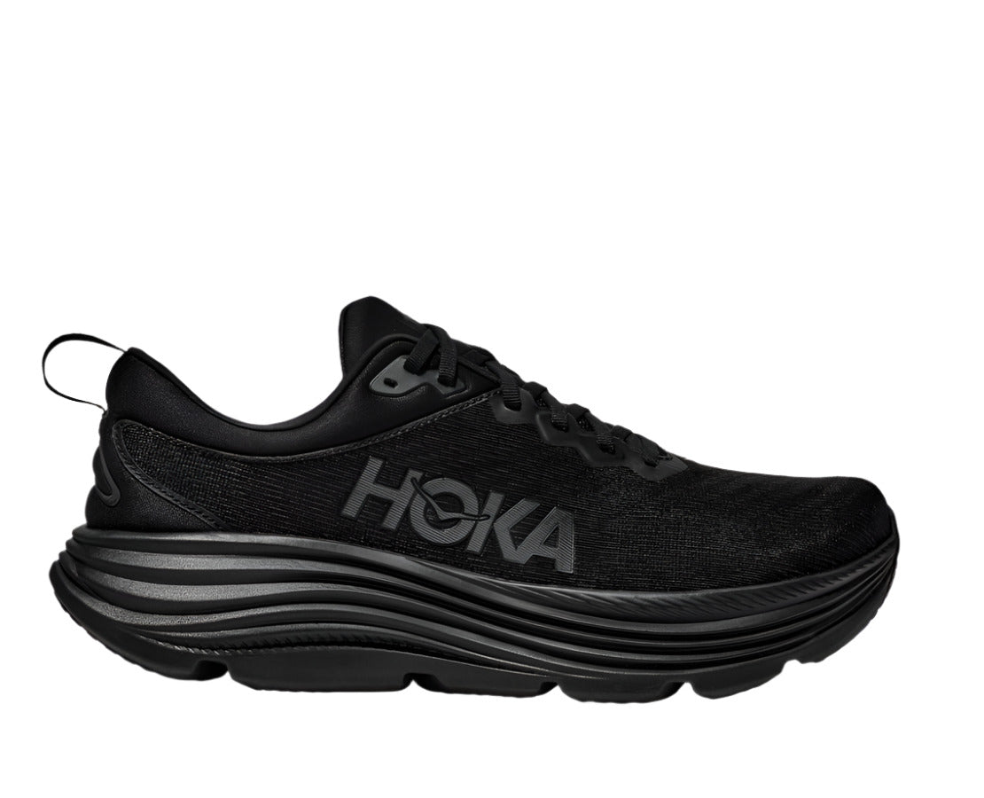 HOKA Women's Gaviota 5 Everyday Running Shoe - Black/Black