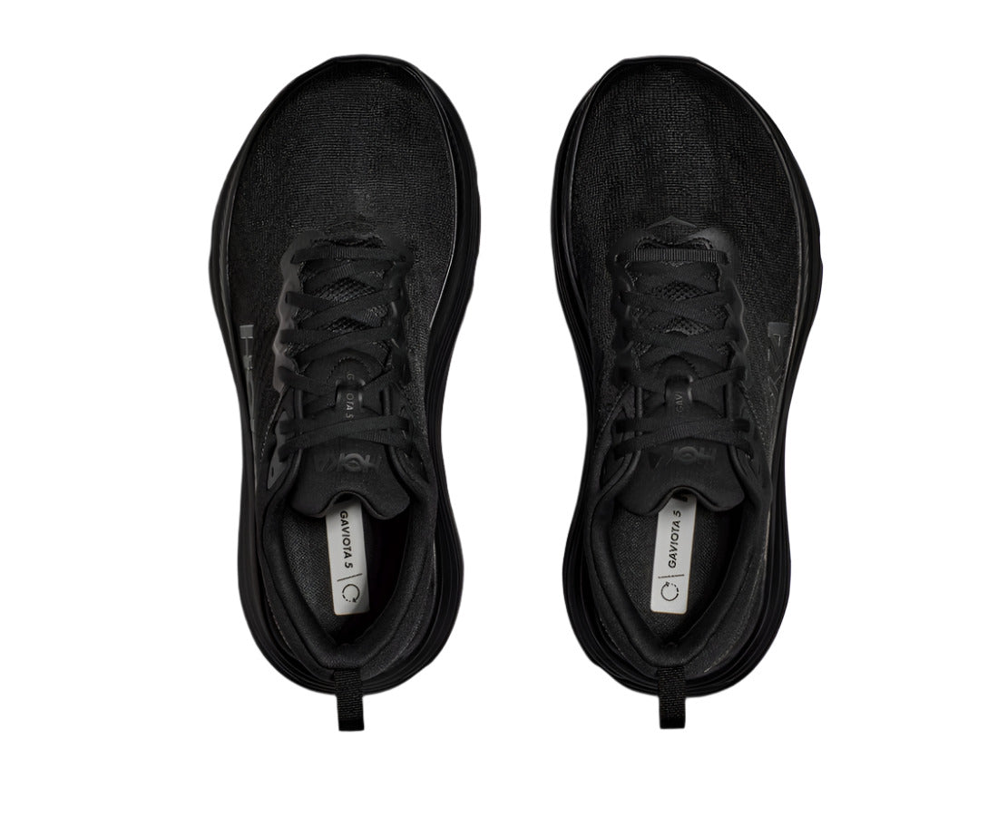 HOKA Women's Gaviota 5 Everyday Running Shoe - Black/Black