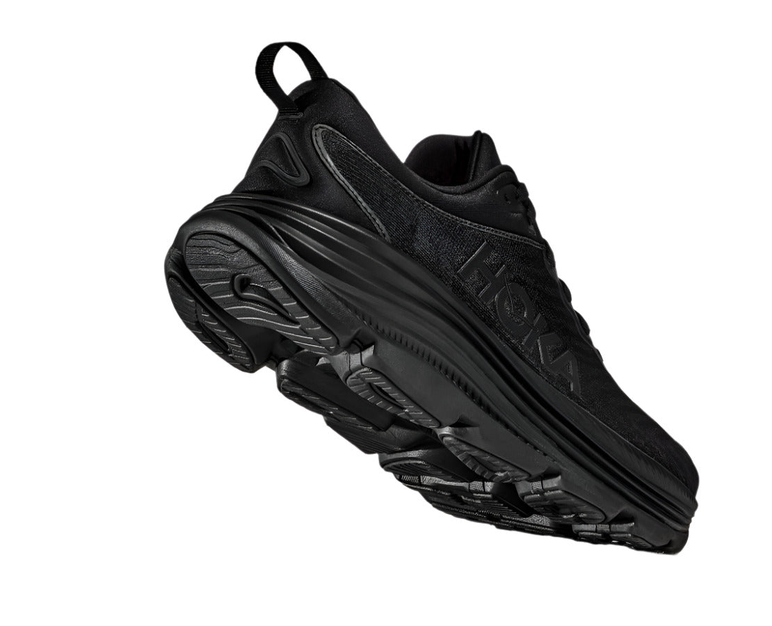 HOKA Women's Gaviota 5 Everyday Running Shoe - Black/Black
