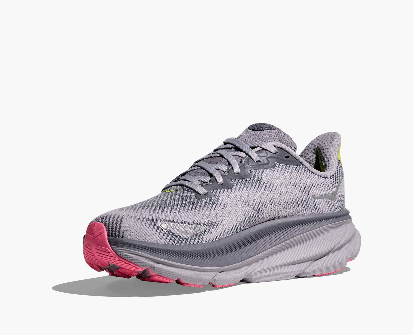 Hoka Women's Clifton 9 GORE-TEX Waterproof - Grey Skies/Foggy Grey