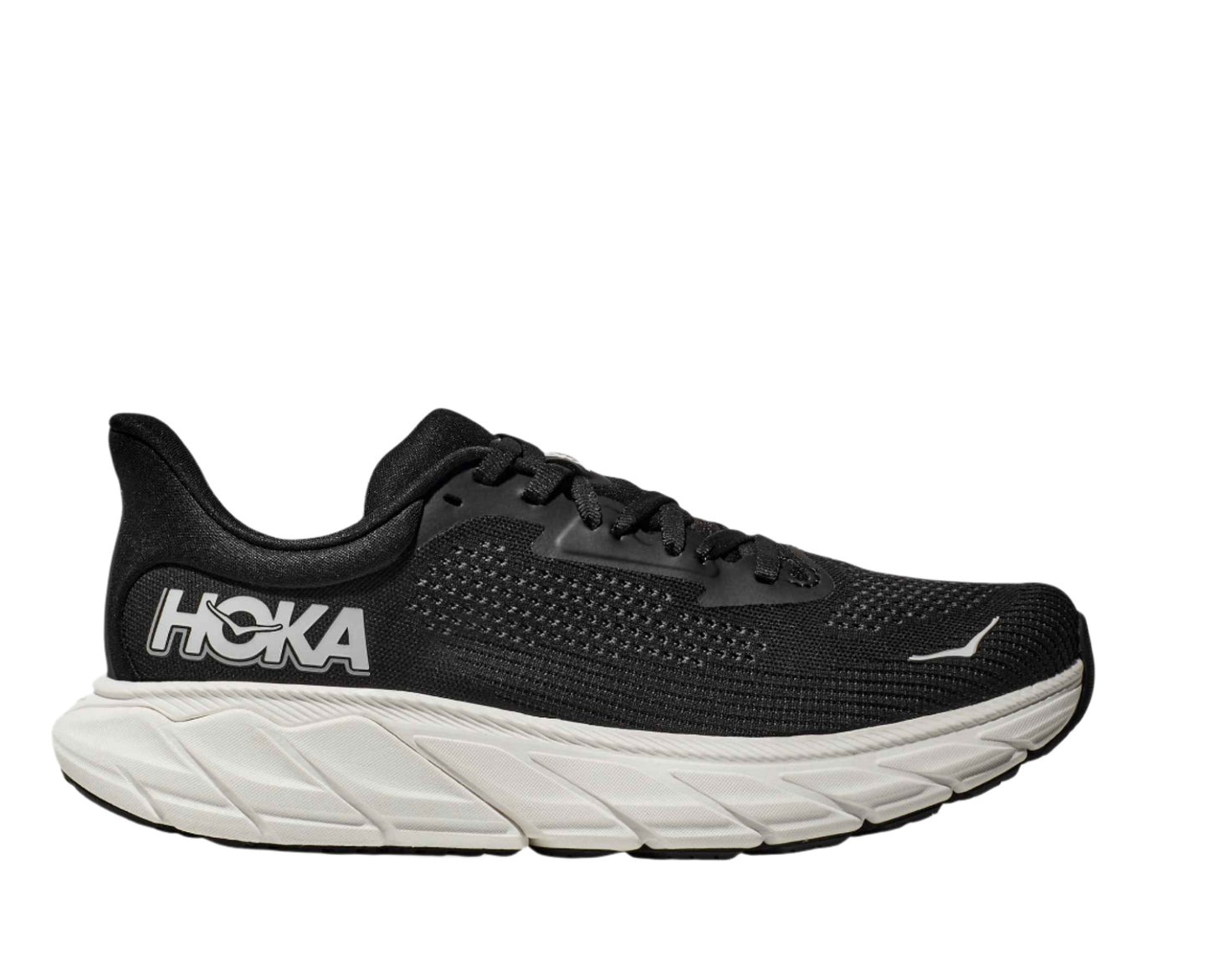 HOKA Women's Arahi 7 Running Shoe - Black/White