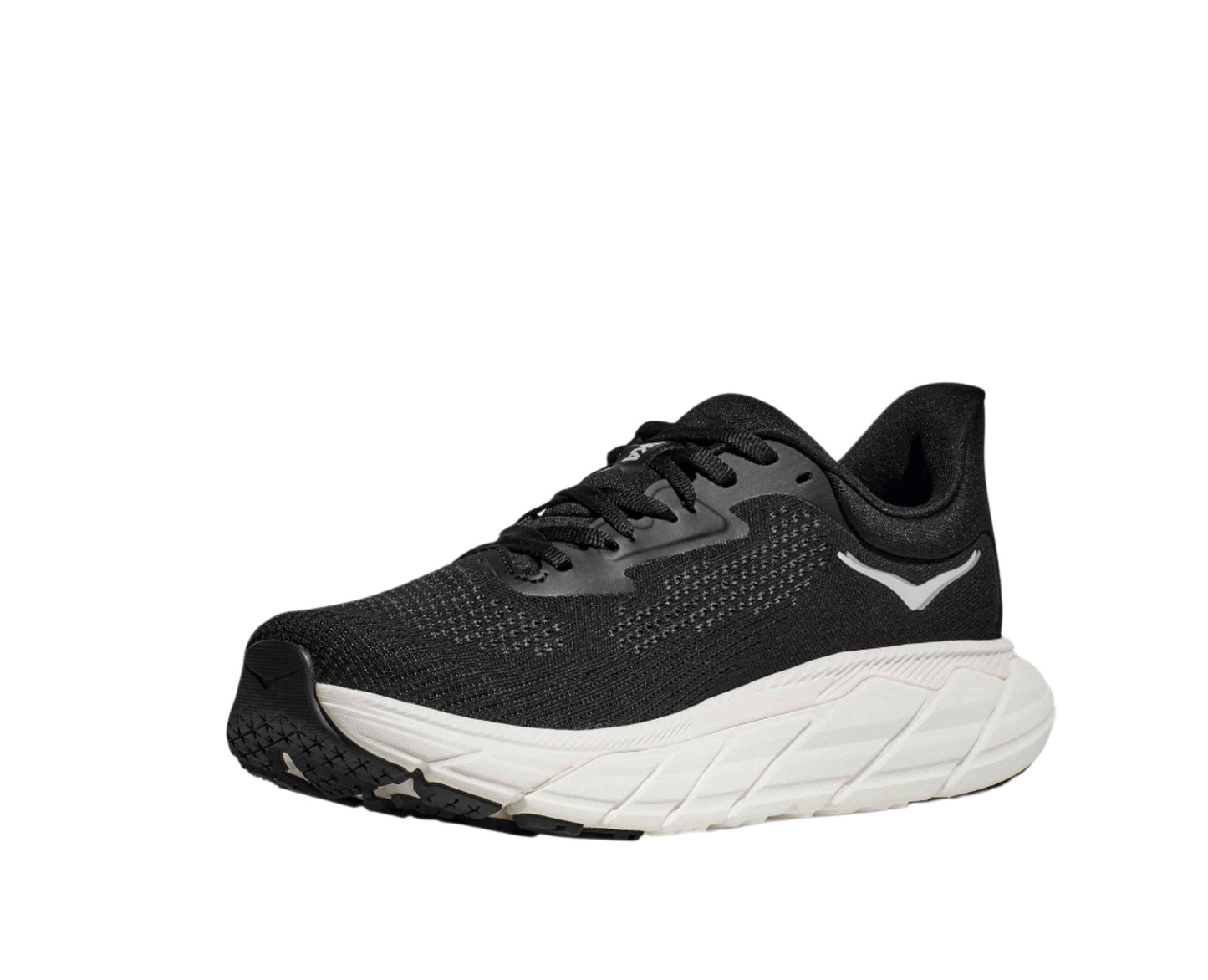 HOKA Women's Arahi 7 Running Shoe - Black/White
