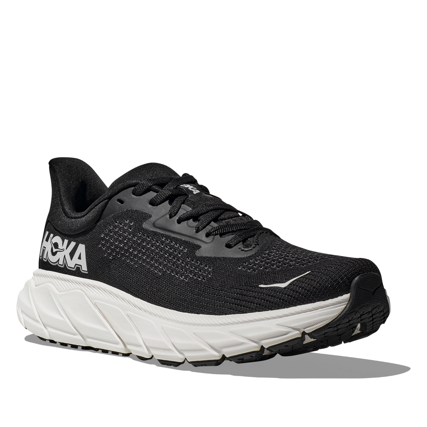 HOKA Women's Arahi 7 Running Shoe - Black/White