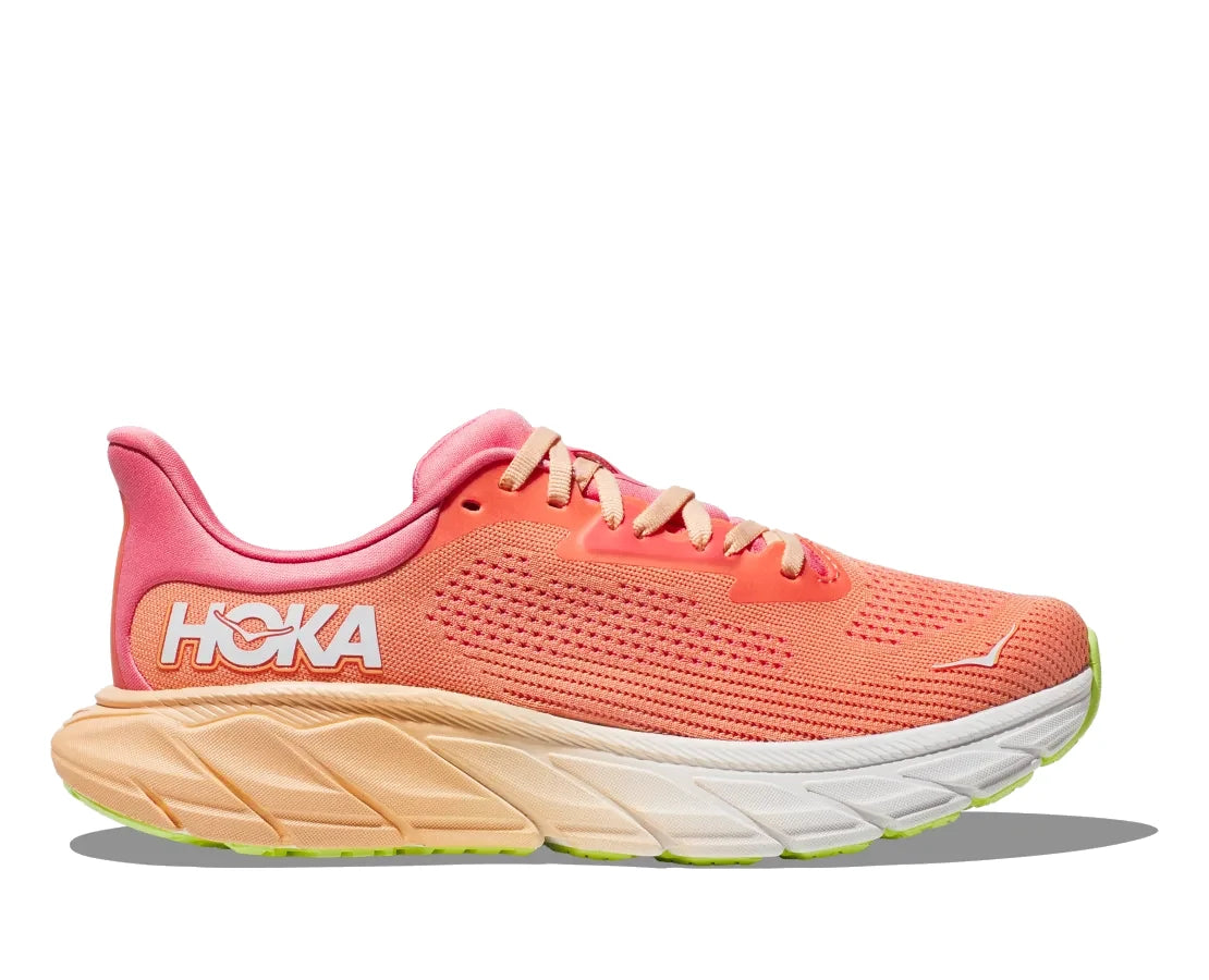 Hoka Women's Arahi 7 - Papaya/Coral