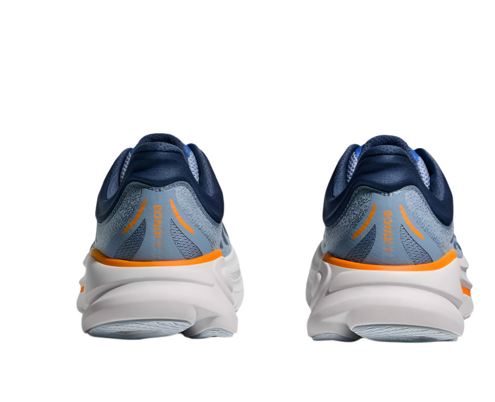 Hoka Men's Cushioned Game-Changer Road Bondi 9 Running Shoes - Drizzle/Downpour