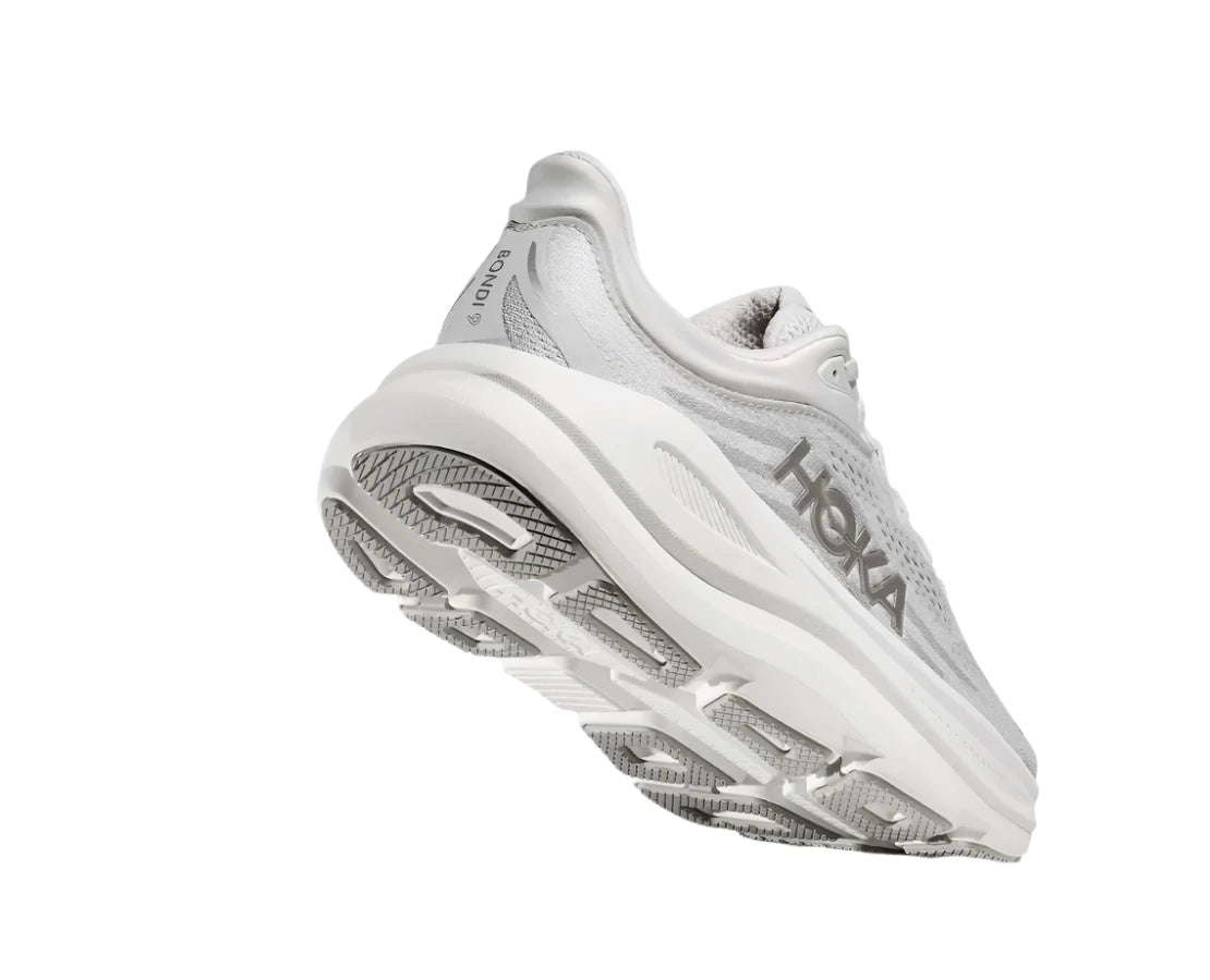 HOKA Women's Bondi 9 Everyday Running Shoe - Stardust/Sliver