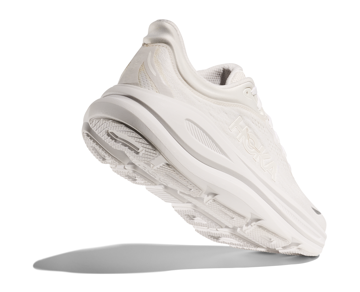 HOKA Women's Bondi 9 Ultra Cushioned Running Shoe - White/White