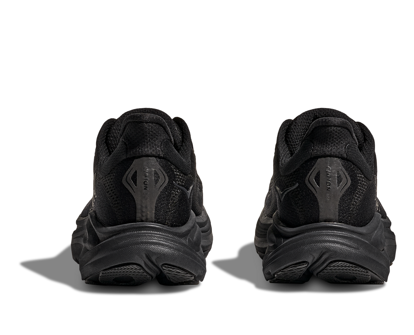 HOKA Men's Clifton 10 Cushioned Running Shoe - Black/Black