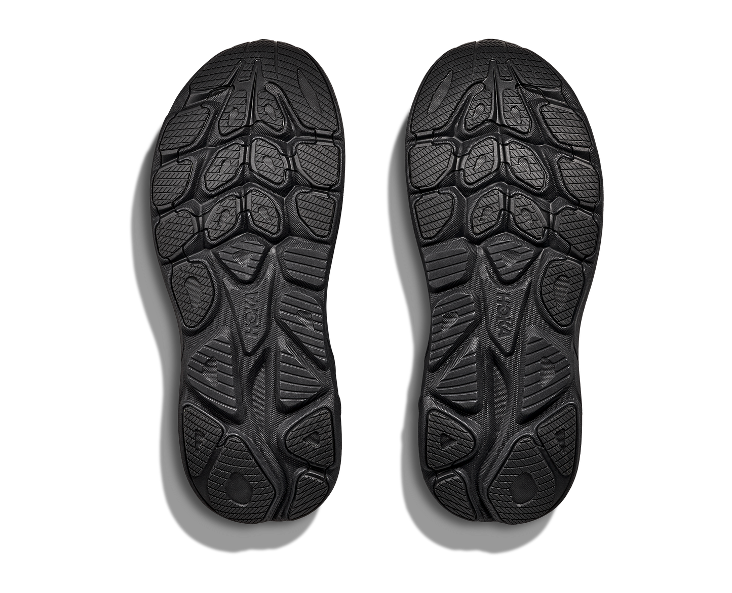 HOKA Men's Clifton 10 Cushioned Running Shoe - Black/Black