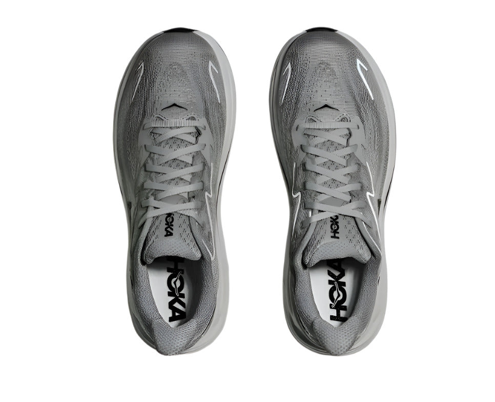 Hoka Men's Clifton 10 Running & Walking Shoes - Galactic Grey/Asteroid