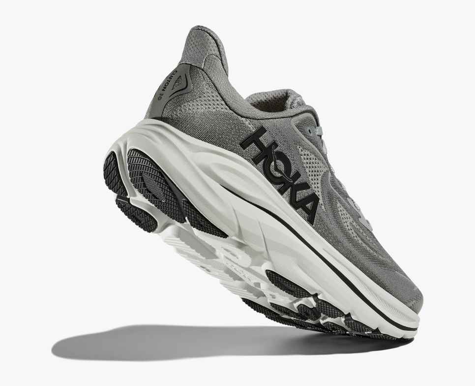 Hoka Men's Clifton 10 Running & Walking Shoes - Galactic Grey/Asteroid