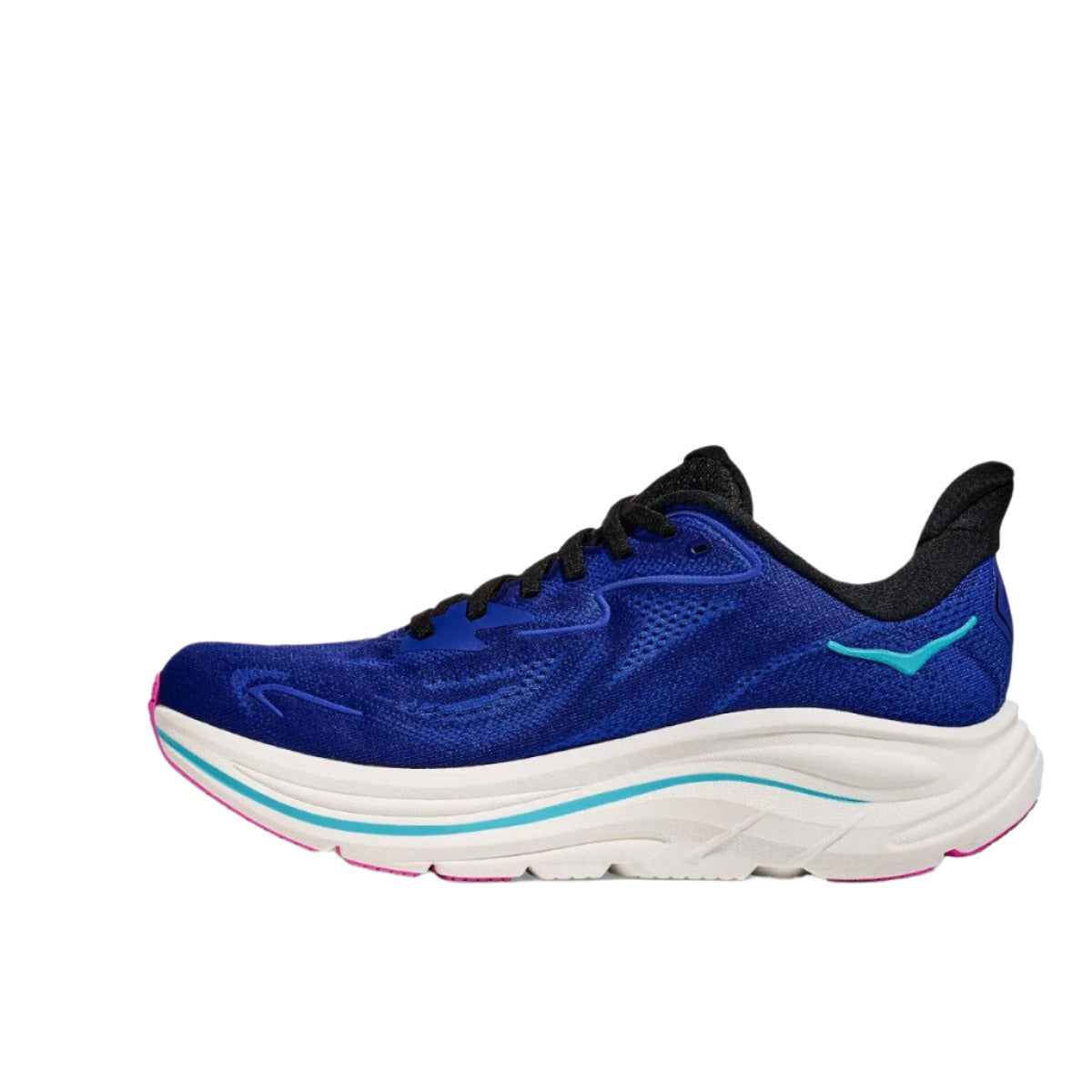 Hoka Women's Clifton 10 Cushioned Running Shoes - Night Sky/Ultramarine