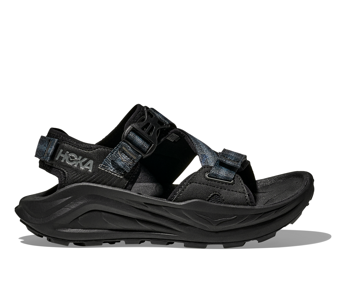 HOKA Women's Infini Adventure Hiking Sandal - Black/Black