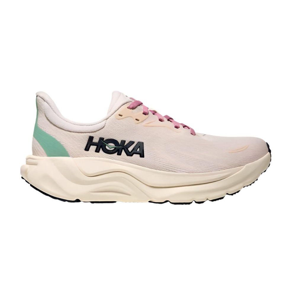Hoka Women's Arahi 8 Stability Running Shoe - Rose Cream/Alabaster