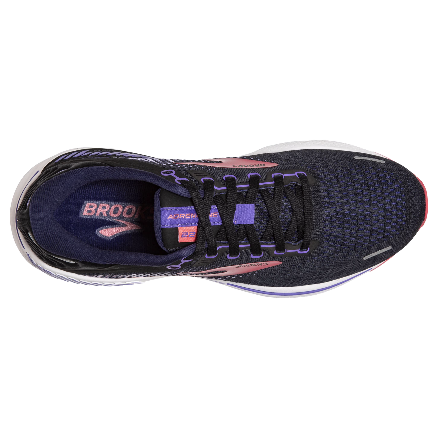 Brooks Women's Adrenaline GTS 22 - Black/Purple/Coral