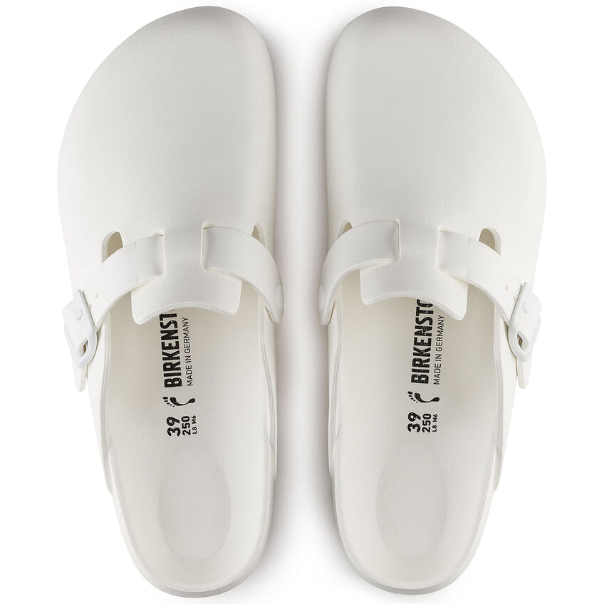 Birkenstock Unisex Boston EVA Essentials (Narrow Width) Clog - White