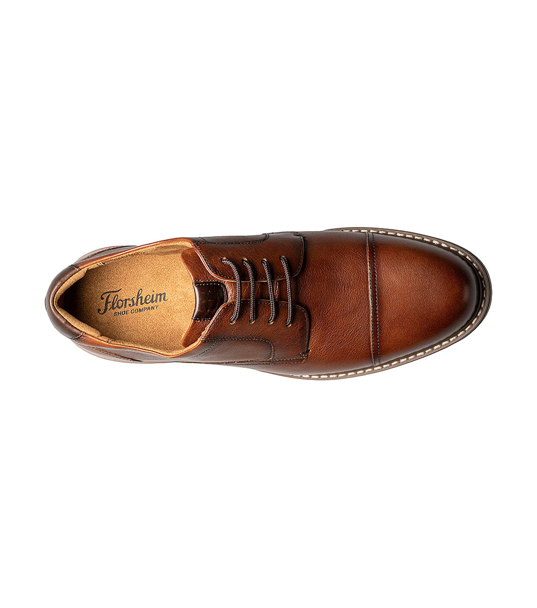 Florsheim Men's Norwalk Cap Toe Oxford - Cognac