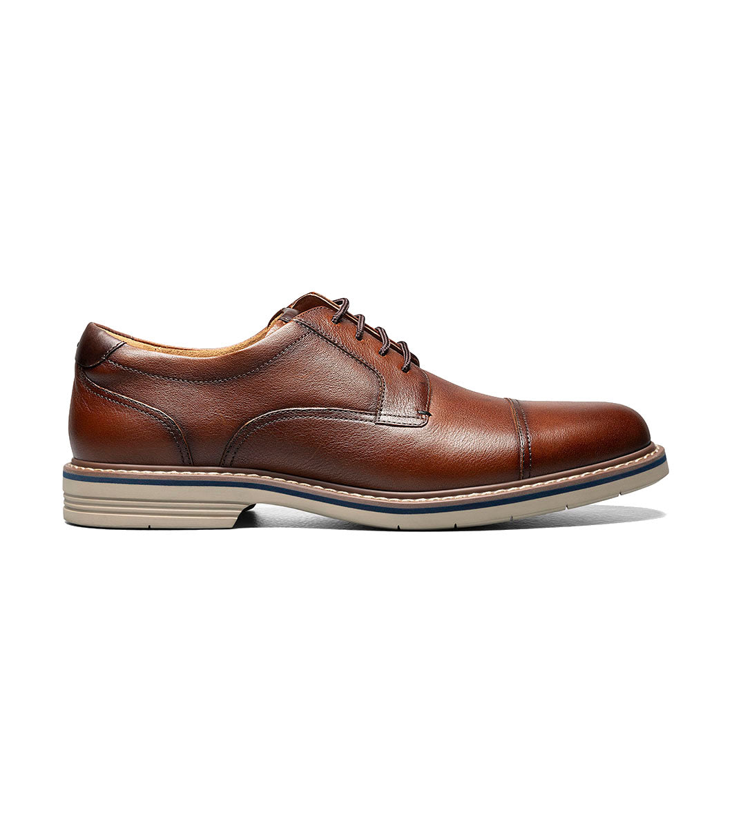 Florsheim Men's Norwalk Cap Toe Oxford - Cognac