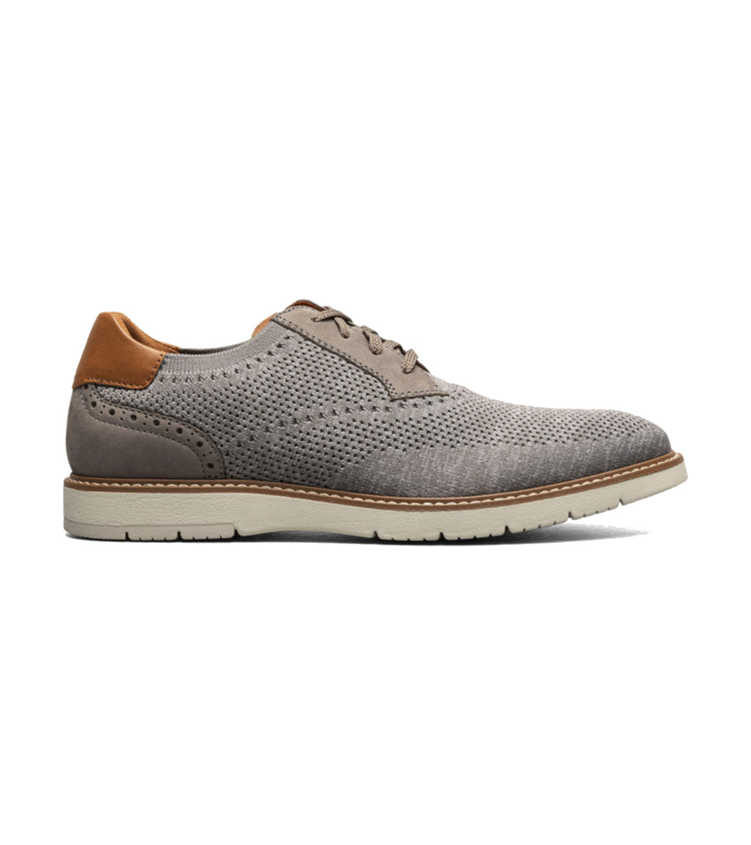 Florsheim Men's Vibe Knit Plain Toe Oxford - Gray