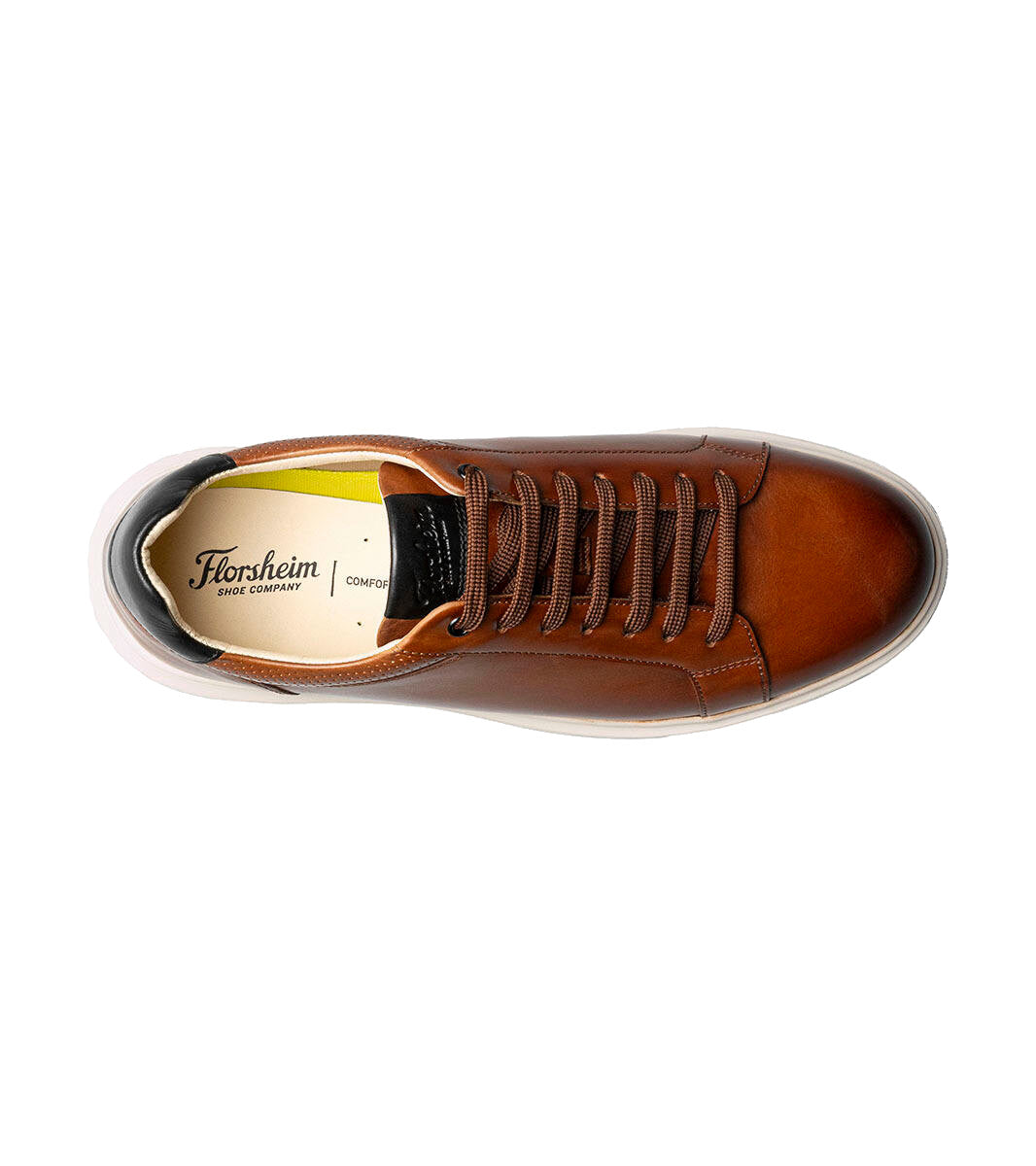 Florsheim Men's Social Lace To Toe Sneaker - Cognac